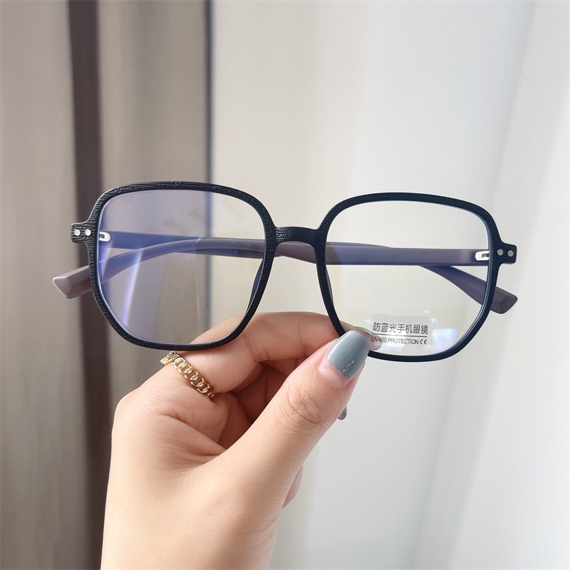 Mắt kính gọng vuông chống bức xạ phong cách Hàn Quốc thời trang cho nam nữ