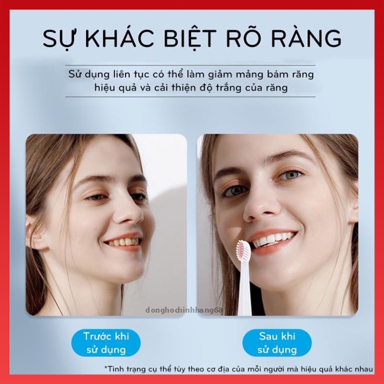 Bàn Chải Điện 6 Chế Độ, Đánh Răng Tự Động, Máy Rửa Mặt, Máy Nâng Cơ Mặt, Làm Trắng, Chăm Sóc Toàn Diện Bảo Hành 12 Tháng