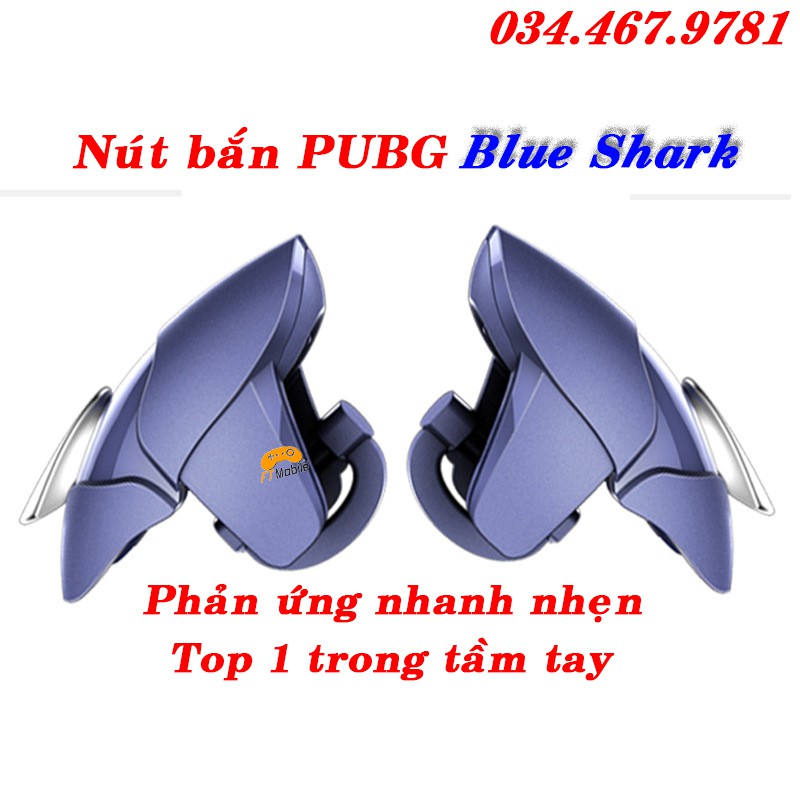 [Mã ELORDER5 giảm 10K đơn 20K] Nút bắn PUBG cá mập xanh cao cấp - Blue Shark CH5