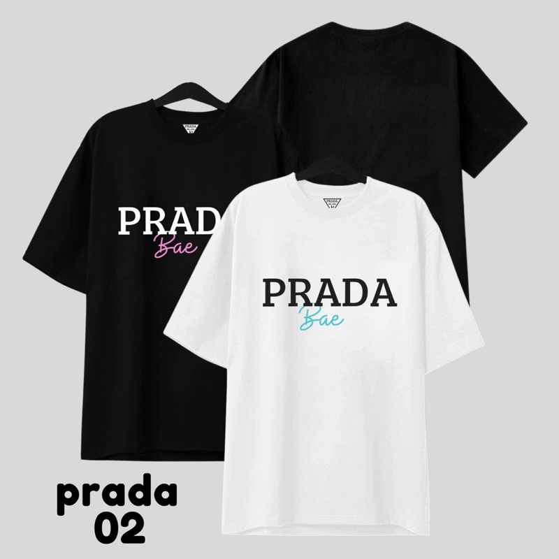 Áo thun Prada in chữ cao cấp Áo prada mới nhất
