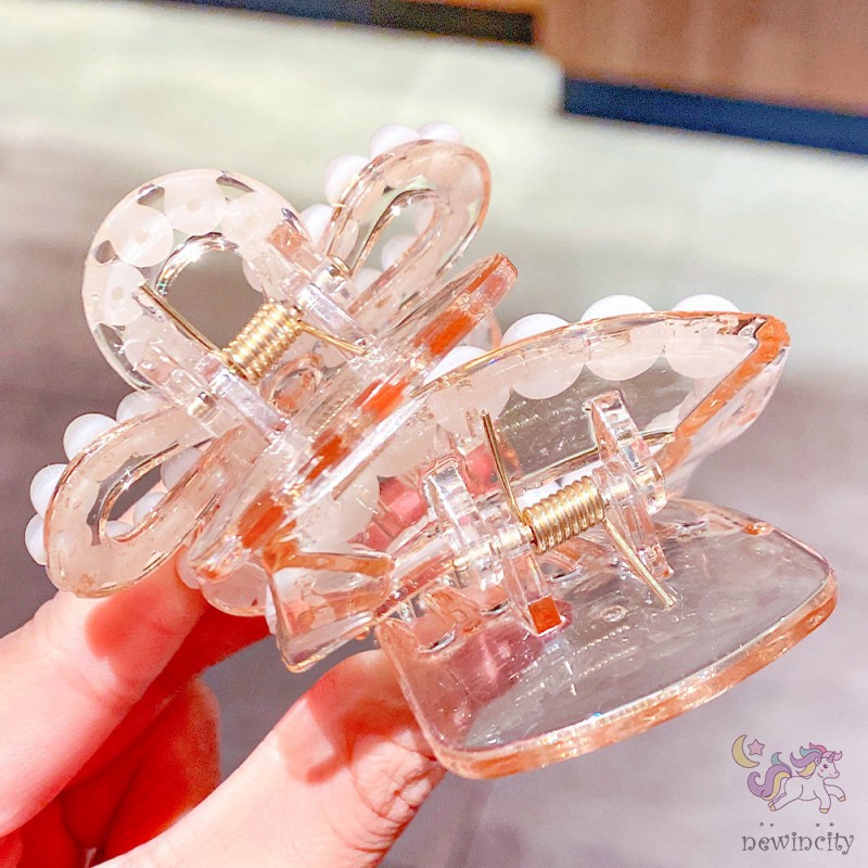 Kẹp Tóc Đính Ngọc Trai Phong Cách Hàn Quốc Cho Nữ