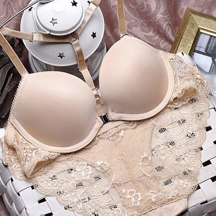 [Mã SMA071008 hoàn 10K xu đơn 0Đ] Bộ đồ lót Bra cài trước nam châm có Gọng Mút dầy dây sau chữ Y đáng yêu | BigBuy360 - bigbuy360.vn