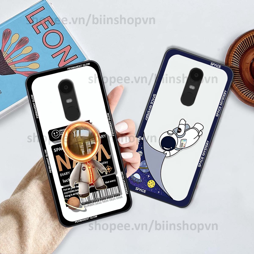 Ốp Xiaomi Redmi Note 4/ Note 4x/ Redmi 5 Plus phi hành gia vũ trụ space.x siêu đẹp, thời trang