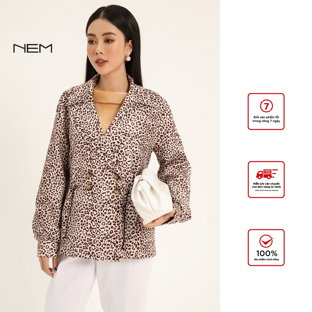 Áo khoác nữ công sở thiết kế cao cấp phong cách trẻ trung NÈM Fashion AK30802