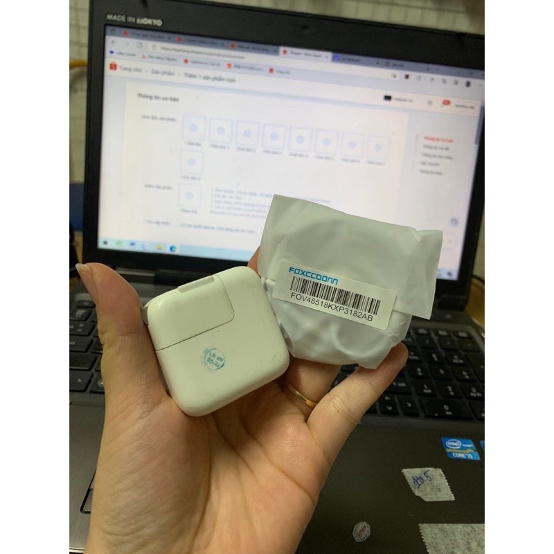 Củ Sạc 10W chân gập dành cho Táo phone hàng có bảo hành