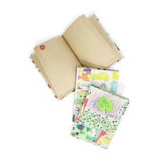 Sổ notebook bìa vải A6 (giấy craft) [Made by Tòhe]
