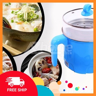 NỒI ĐIỆN ĐA NĂNG SIÊU TỐC KÈM CHỨC NĂNG HẤP ĐỒ 2 TẦNG 18CM (1.8L). | BigBuy360 - bigbuy360.vn
