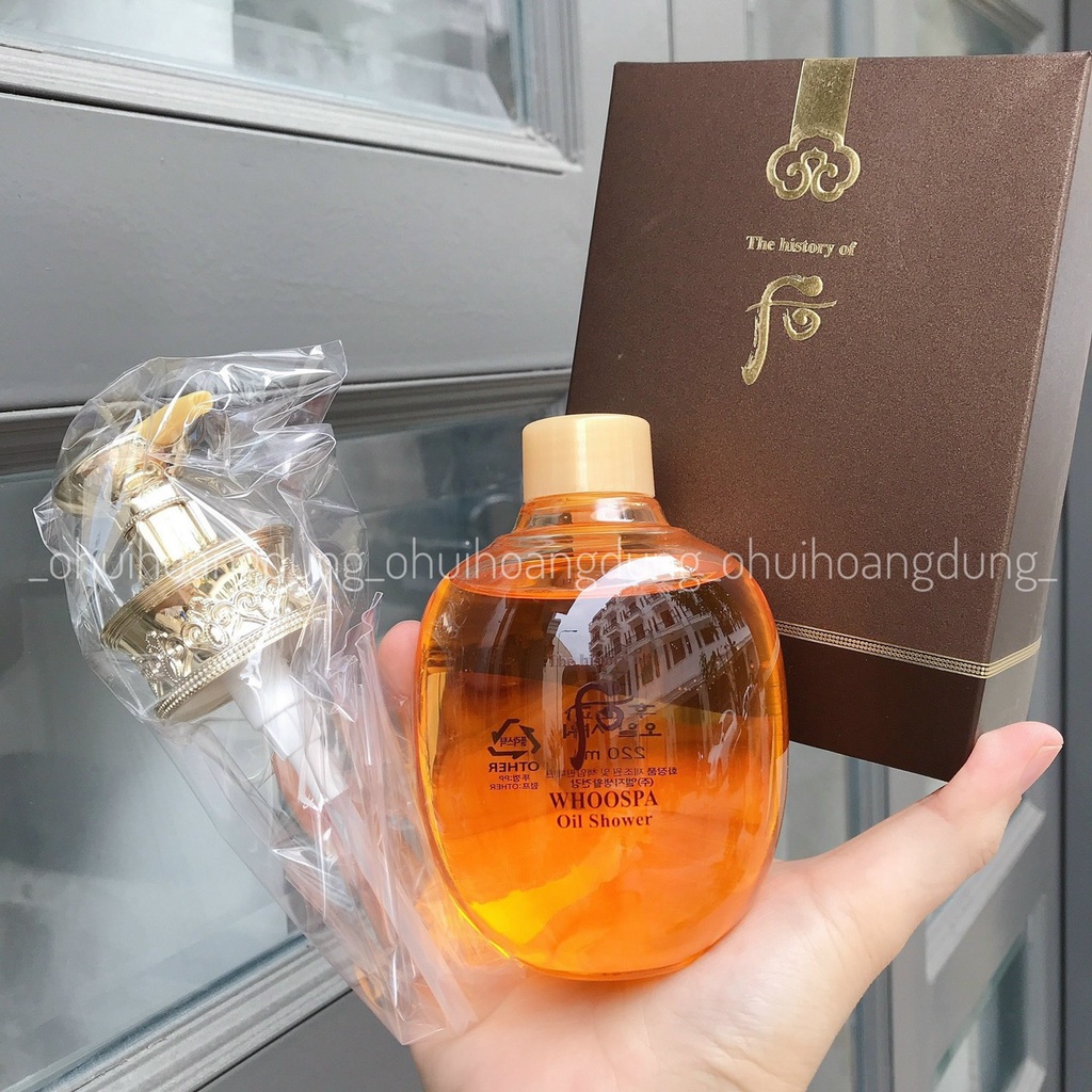 [HÀNG CÔNG TY CHECK TEM CHÍNH HÃNG] Sữa tắm thảo dược Đông Y Hoàng Cung Whoo Spa Oil Shower 200ml