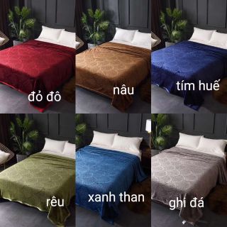 Chăn lông thỏ muji mẫu mới nhất