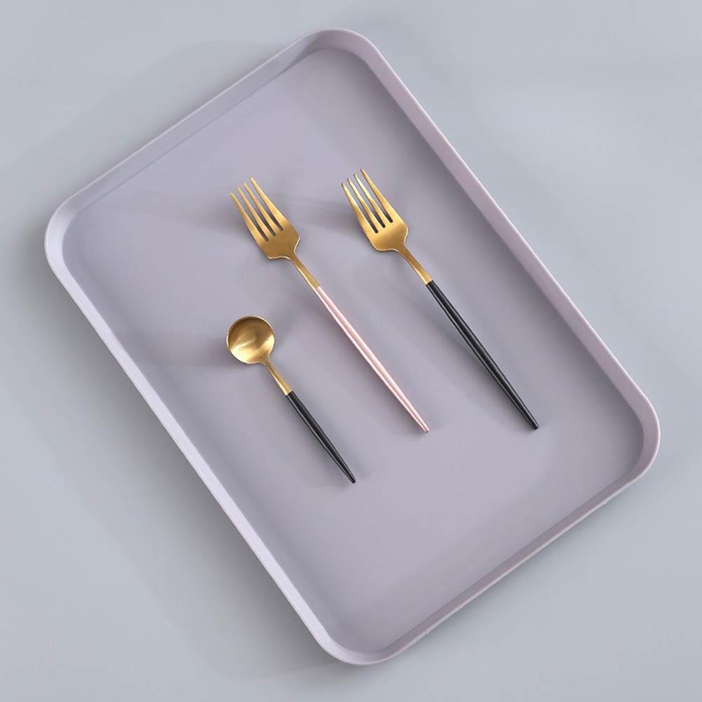 IVORY Đĩa Nhựa Đựng Trái Cây Đa Năng Phong Cách Bắc Âu