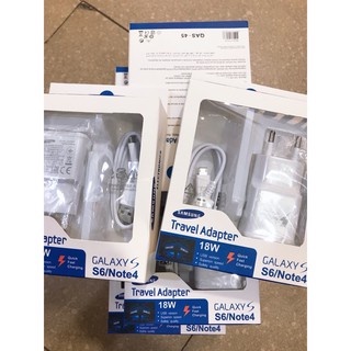 Bộ Sạc Samsung Galaxy S6 / Note4 (Micro USB)