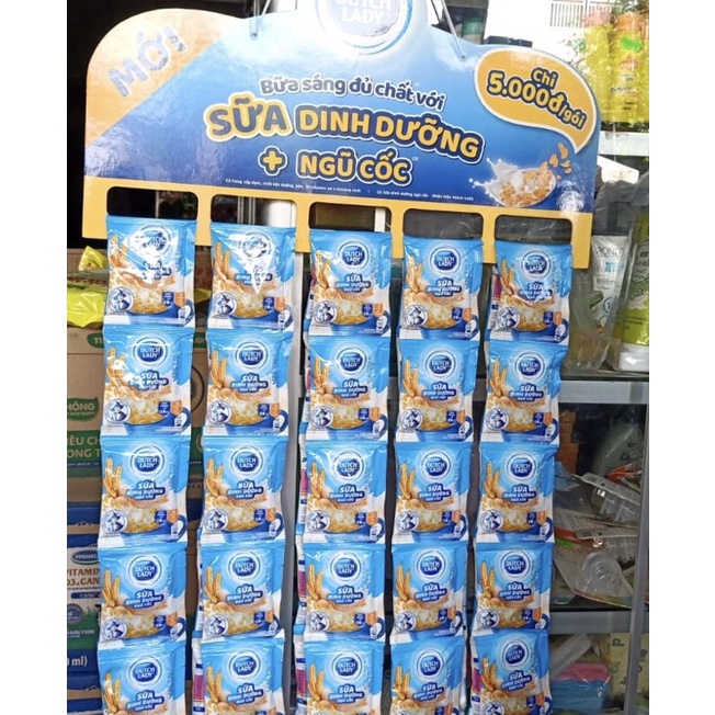 SỮA NGŨ CỐC DINH DƯỠNG DUTCHLADY - BỮA ĂN SÁNG ĐỦ CHẤT - 30 GÓI x 25g