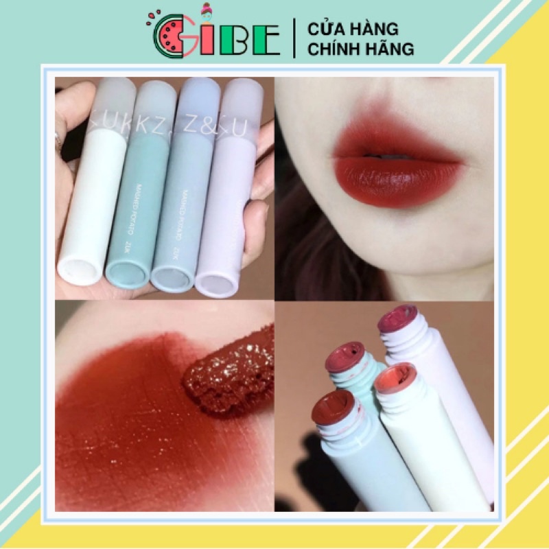 Son kem lì ZUK matte lipstick putty chống thấm nước lâu trôi nội địa Trung ZUK100