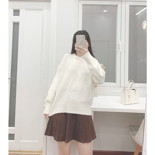 Áo sweater trơn basic