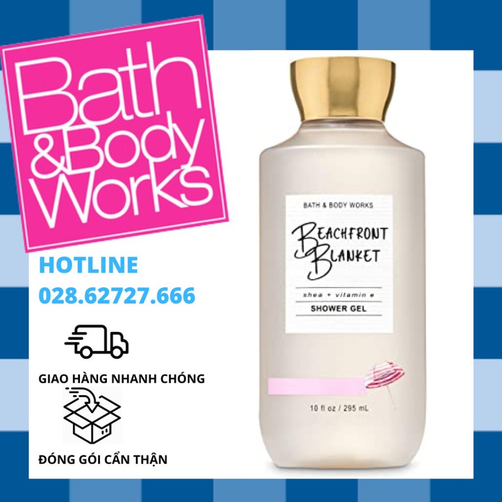 Sữa Tắm Bath And Body Works - Beachfront Blanket Shower Gel (295ml)