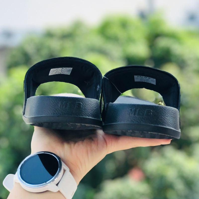 Dép unisex 𝐌𝐋𝐁 ❤️FREESHIP + Hộp❤️ dép đúc mlb monogram ny GV bóng chày quai ngang thể thao nam nữ in nổi NY chất xịn