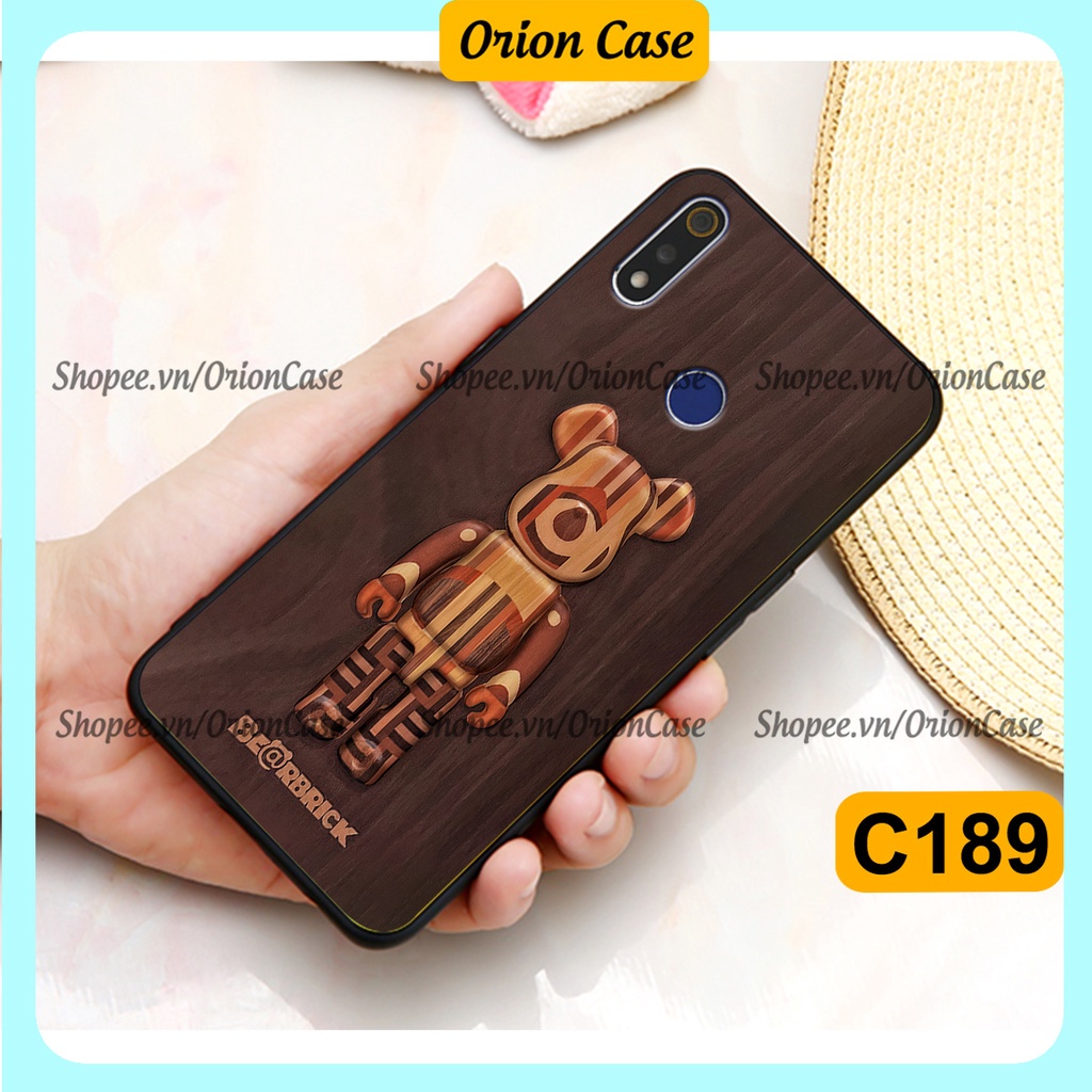 Ốp lưng Realme 3 / 3 Pro in hình bearbrick 3D thời trang, cá tính. ốp chống sốc, bền đẹp