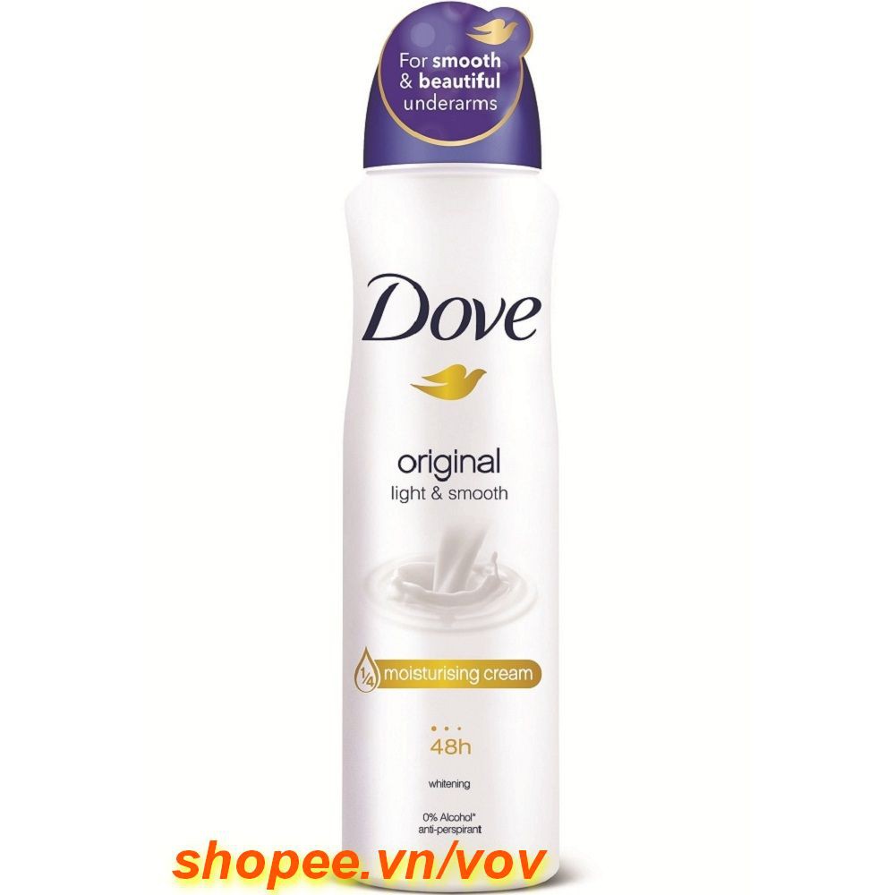 Xịt Khử Mùi Nữ 150Ml Dove Original, Vov Cung Cấp & Bảo Trợ.