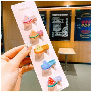 Kẹp tóc cho bé gái set 5 chiếc cute