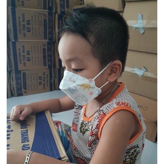 Khẩu trang em KF94 4D Mask cao cấp ( 10 cái 1 bịch)