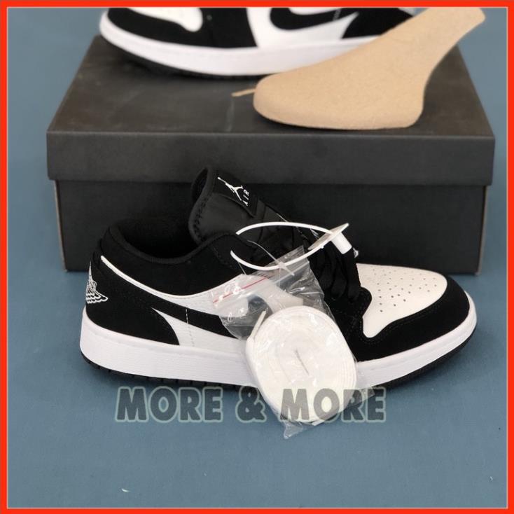 🐉🐉🐉FREE SHIP🐉🐉🐉 [Bản Da thật] Giày Sneaker Jd 1 Low "Panda" black white thấp cổ chất lượng nguyên bản MSN3127