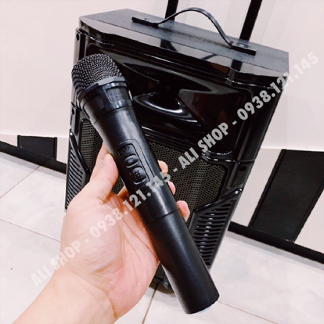 Loa Karaoke Kiomic K108 Chính Hãng Kèm Micro Không Dây- Loa Kéo Karaoke Bluetooth K108 Siêu Hay