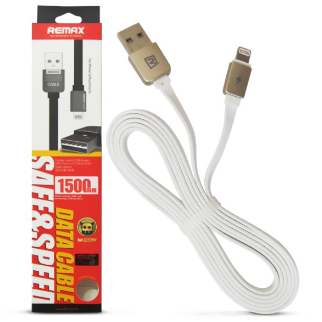 Dây sạc Remax dẹt cho IPhone , IPad..