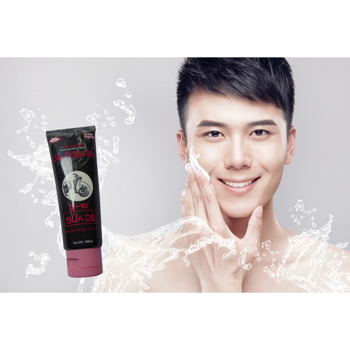Sữa rửa mặt Sáng da ngừa mụn Q10 - Sữa dê dành cho Nam | BigBuy360 - bigbuy360.vn