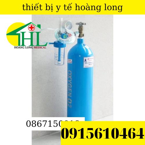 Bình Oxy Y Tế, Bình Thở Oxy Các Loại 5 lit, 8 lít, 40 Lít Đã Đầy Khí Oxy Nguyên Chất 99% Chỉ Hoả Tốc Nội Thành