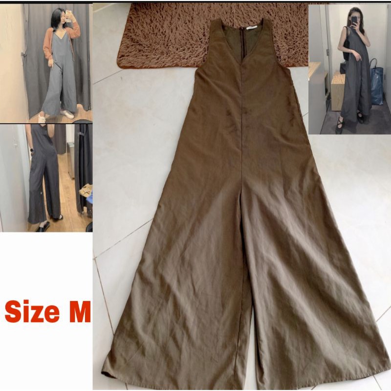 yếm liền quần ống rộng size M