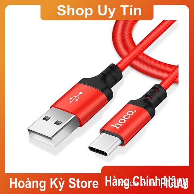 Cáp sạc type-c , cáp sạc nhanh hoco x14 (2m) hàng chính hãng dây sạc nhanh an toàn