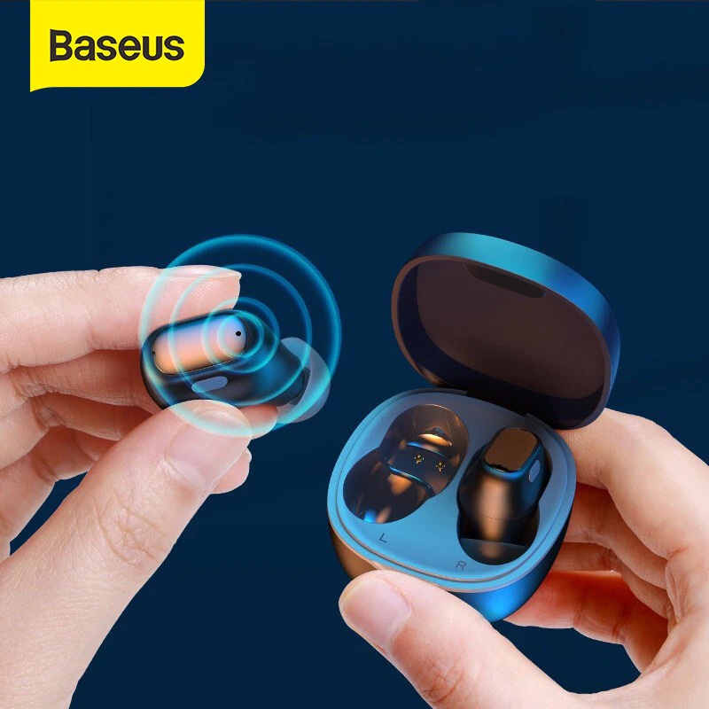 Tai Nghe Nhét Tai Không Dây Baseus Encok True Wireless Earphones WM01 Bluetooth 5.0, Chống Nước, Dùng Cho IOS Android