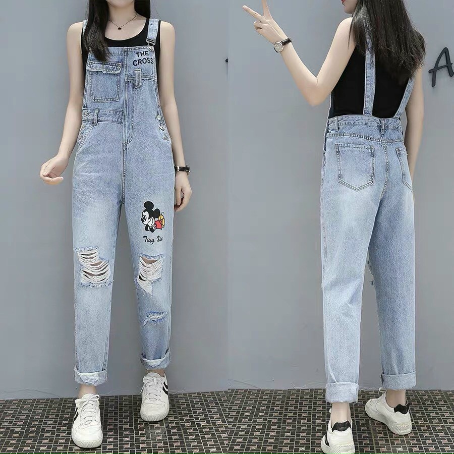 Yếm Jean chuột mickey  hàng cao cấp chất siêu siêu đẹp L11