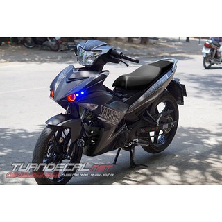 Tem Trùm Exciter 150 Yamaha Đen Trắng