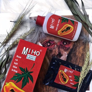 Kem và bột tắm trắng đu đủ - 1 hộp