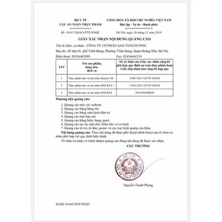 [ Che tên sản phẩm ] [ Chính hãng] ROCKET  hộp 6 viên
