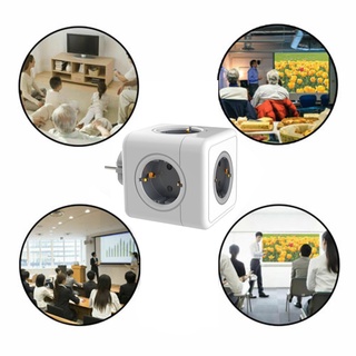 Powercube Power Strip Socket EU Plug Power Strip USB Multi Smart Plug Socket