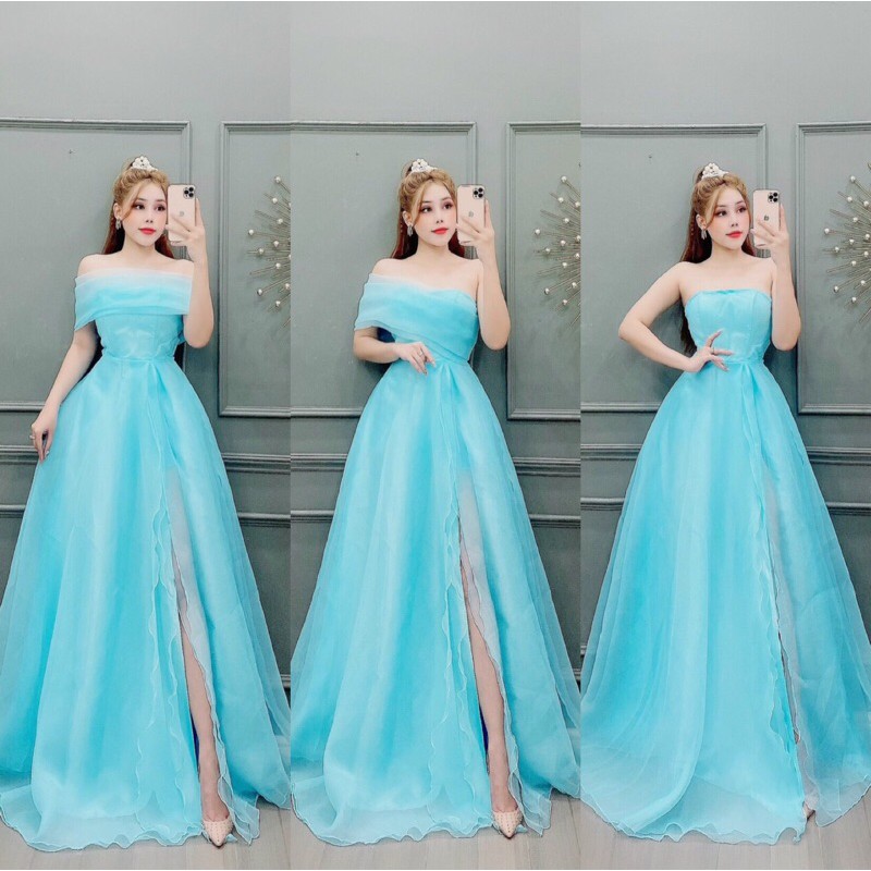 đầm maxi 3 in 1 . mua 1 mặc 3 kiểu ( ảnh thật 1000%)mới về