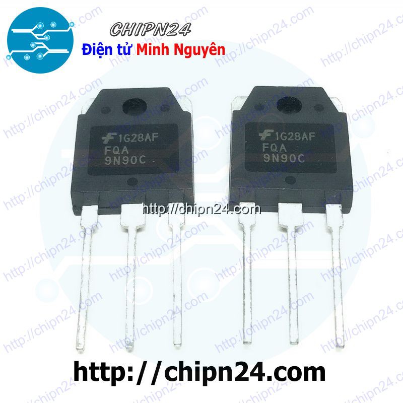 [1 CON] Mosfet 9N90 9A 900V TO-3P Kênh N (FQA9N90C FQA 9N90C FQA 9N90)