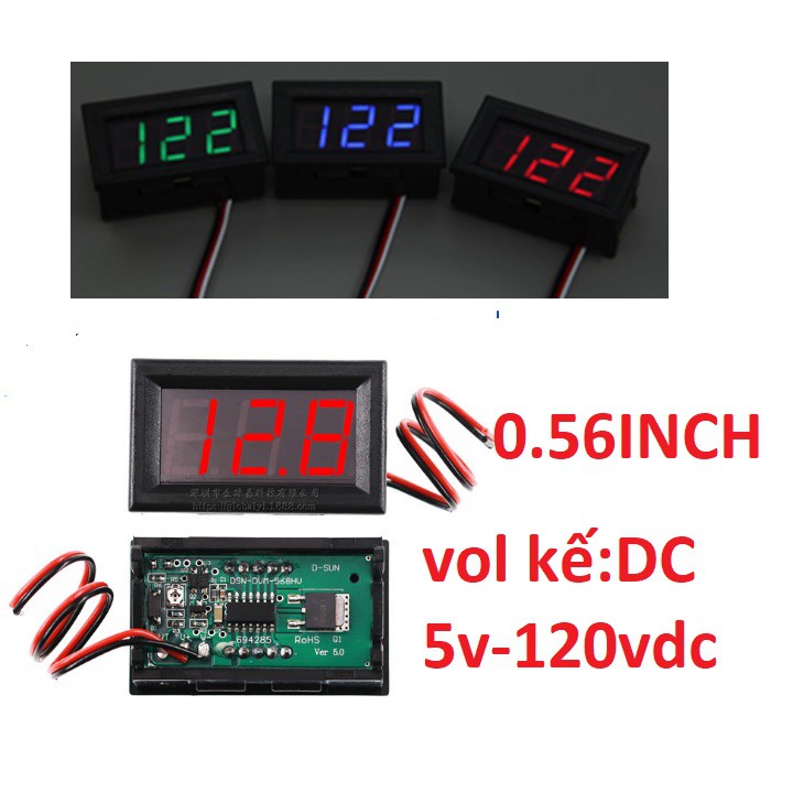 VÔN KẾ ĐIỆN TỬ 5V-120VDC