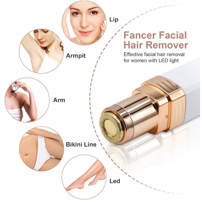Người phụ nữ mini máy cạo lông mini electric body facial remover razor depilator thời trang bikini body face neck leg hair