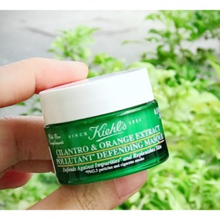 Mặt nạ ngủ ngò + cam KIEHL’S CILANTRO & ORANGE EXTRACT POLLUTANT DEFENDING 14ml