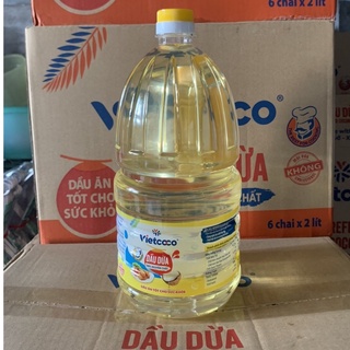 (DẦU ĂN) Dầu Dừa Tinh Luyện Vietcoco 2L - 1 LÍT