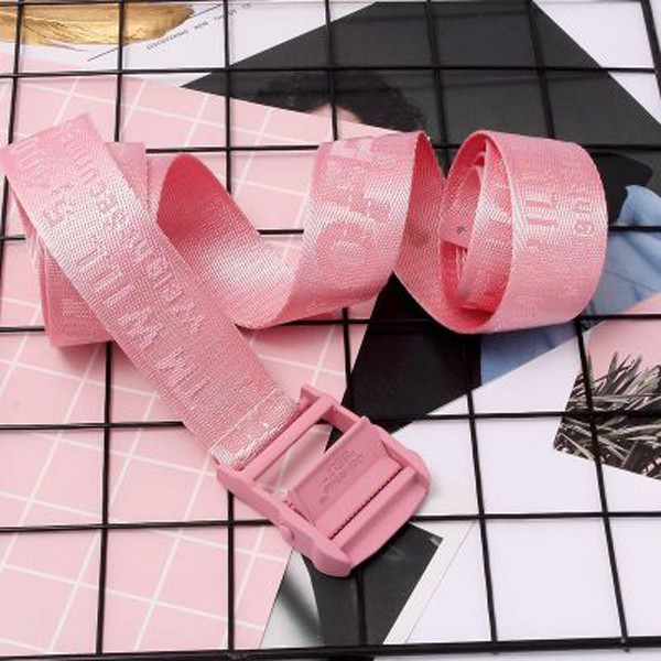 Thắt Lưng Dây Nylon Khoá Kim Loại 18ss