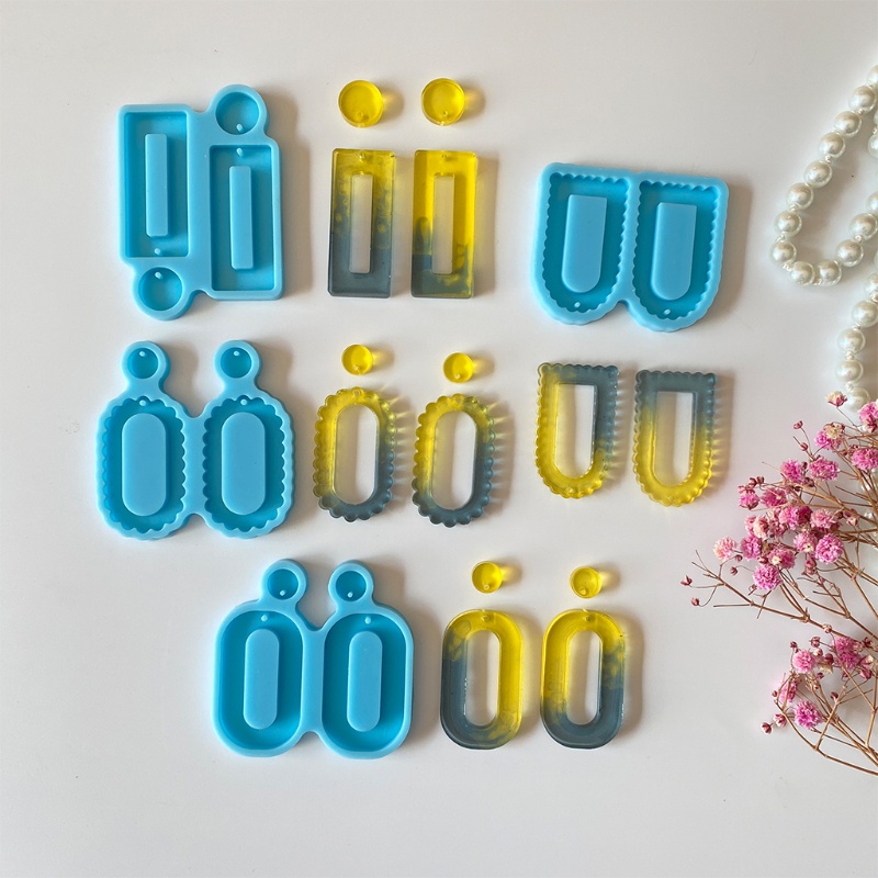 Khuôn Làm Trang Sức Hình Oval / Chữ Nhật