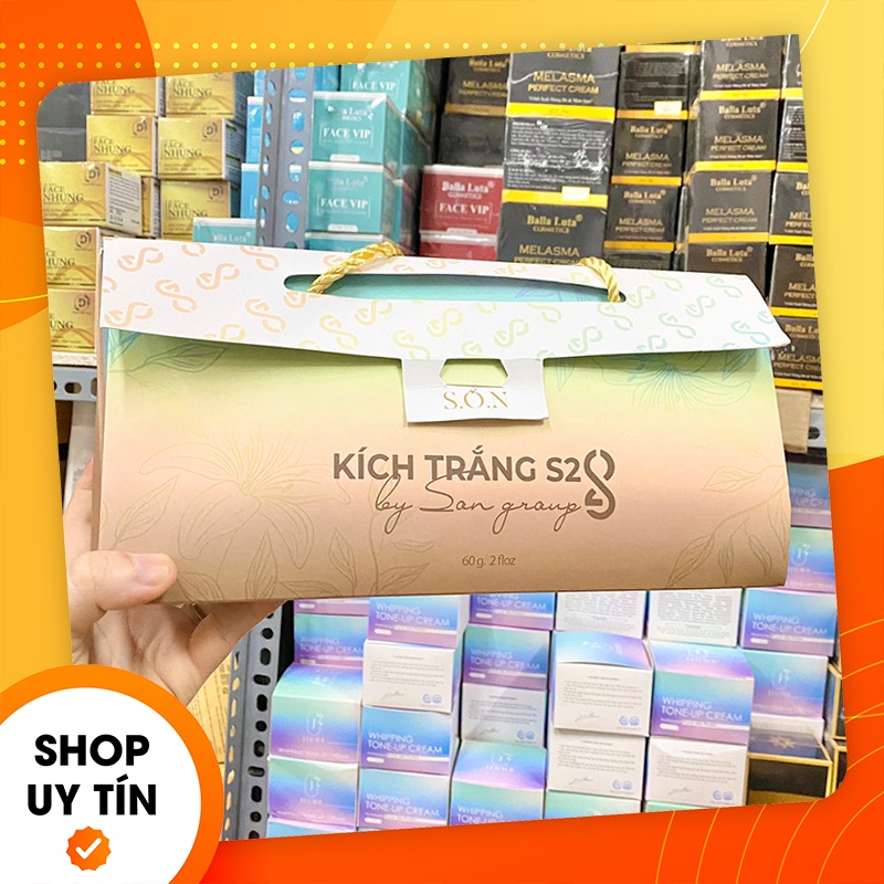 [Chính hãng] Combo kem kích trắng tam sắc S2 SON - Mỹ phẩm S.O.N - 8938532048034