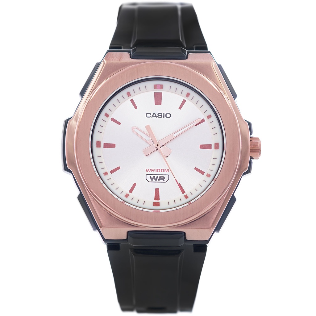 Đồng hồ nữ dây nhựa Casio chính hãng Anh Khuê LWA-300HRG-5EVDF (42mm)