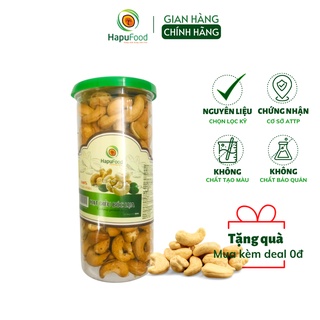 Hạt điều rang muối bóc lụa 500Gram HAPUFOOD, hạt dinh dưỡng