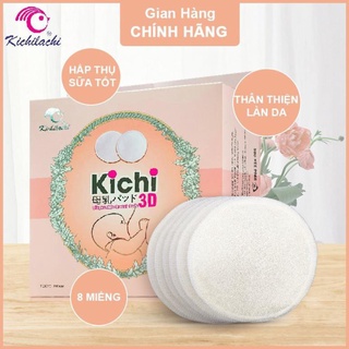 Miếng lót thấm sữa Kichilachi bằng vải giặt được, siêu thấm hút, chống trào ngược, khử mùi, thoán thumbnail