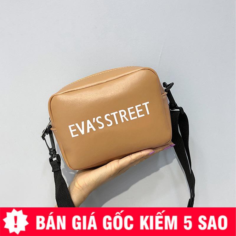 TÚI ĐEO CHÉO EVA STREET DA DÀY DÂY ĐEN P1076